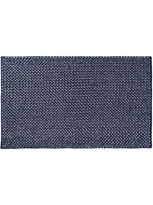 Alfombra de baño bicolor con borreguillo de poliéster antideslizante 50 x 80 cm Guy Levasseur - Kiabi