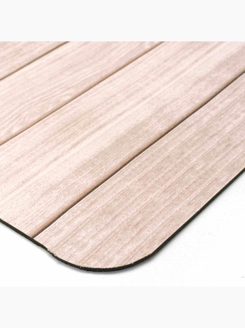 Alfombra de Baño Calista Ultra-Absorbente Efecto Madera - Kiabi
