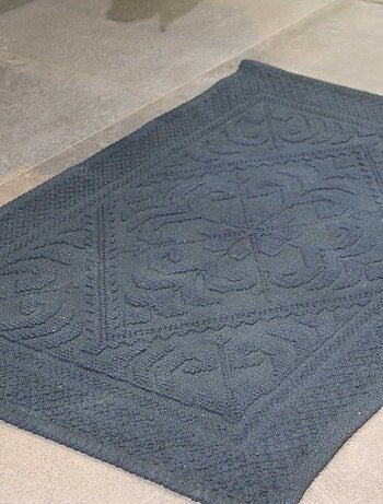 Alfombra de baño con diseño geométrico