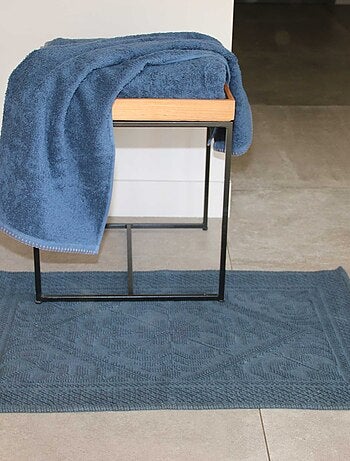 Alfombra de baño con diseño geométrico