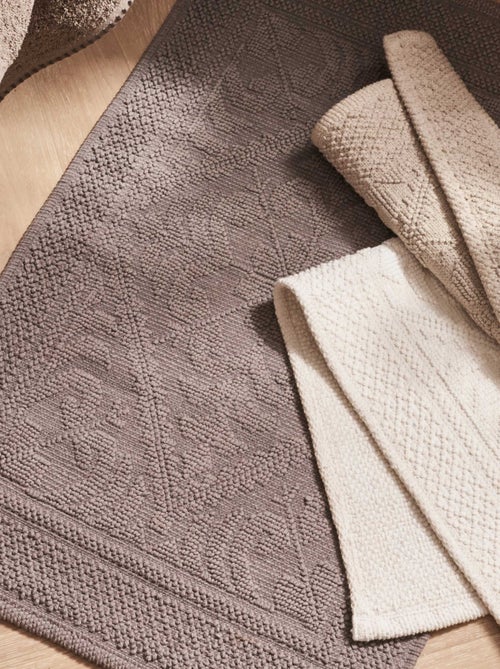 Alfombra de baño con diseño geométrico - Kiabi Alfombra de baño con diseño geométrico - Kiabi