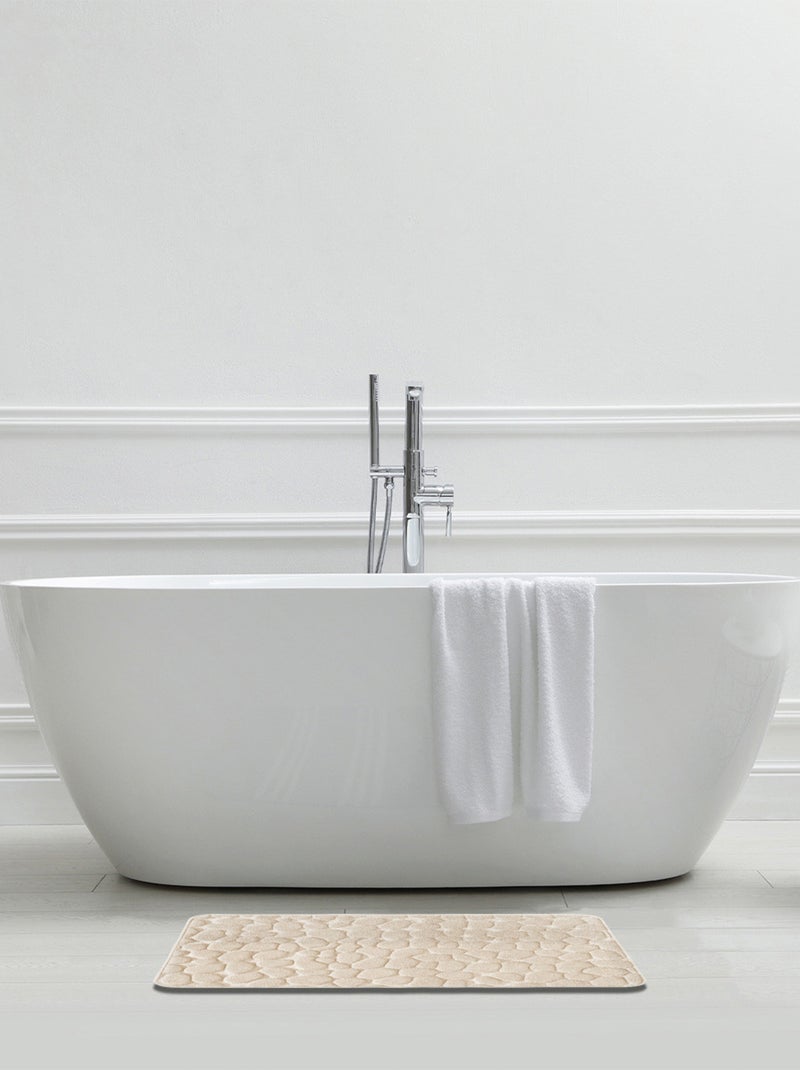 Alfombra de baño con memoria de forma Crudo - Kiabi