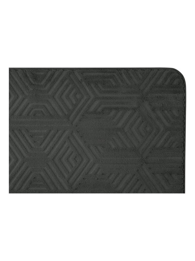 Alfombra de baño con memoria Gabriel – 50 x 80 cm – Guy Levasseur Gris antracita - Kiabi