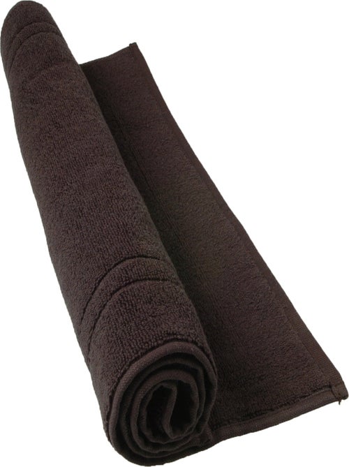 Alfombra de baño de algodón negro 50 x 80 cm - Kiabi