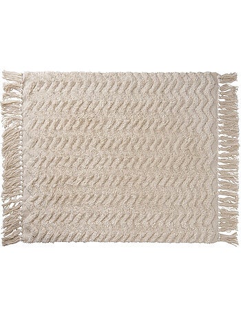 Alfombra de baño de algodón tufté Thea 50 x 80 cm antideslizante