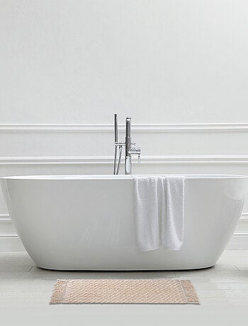 Alfombra de baño de algodón tufté Thea 50 x 80 cm antideslizante