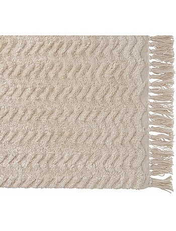 Alfombra de baño de algodón tufté Thea 50 x 80 cm antideslizante