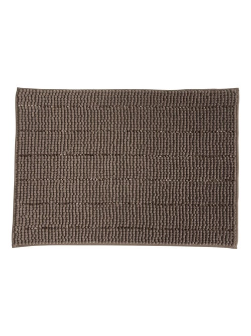 Alfombra de baño de chenilla, 50 x 70 cm, lisa - Kiabi