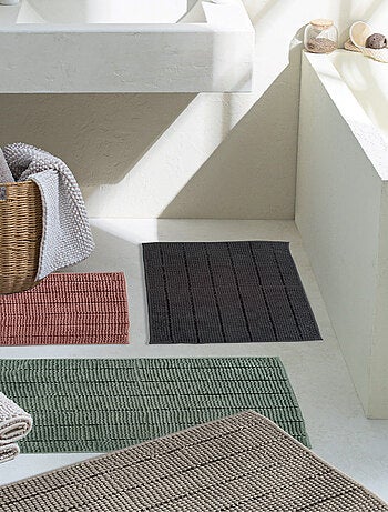 Alfombra de baño de chenilla, 50 x 70 cm, lisa