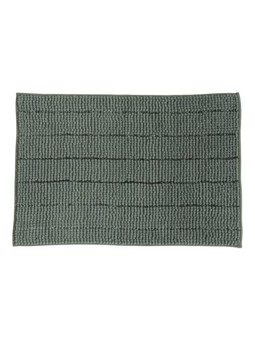 Alfombra de baño de chenilla, 50 x 70 cm, lisa - Kiabi