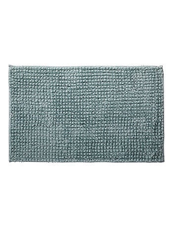Alfombra de baño de chenilla de 50 x 80 cm, de poliéster liso