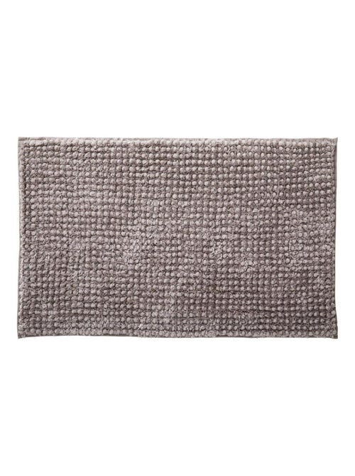 Alfombra de baño de chenilla de 50 x 80 cm, de poliéster liso - Kiabi Alfombra de baño de chenilla de 50 x 80 cm, de poliéster liso - Kiabi