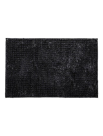Alfombra de baño de chenilla de 50 x 80 cm, de poliéster liso