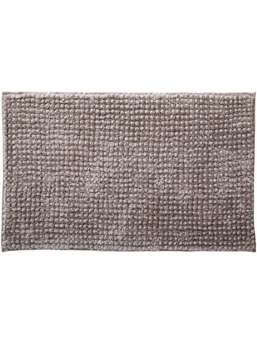 Alfombra de baño de chenilla de 50 x 80 cm, de poliéster liso - Kiabi Alfombra de baño de chenilla de 50 x 80 cm, de poliéster liso - Kiabi