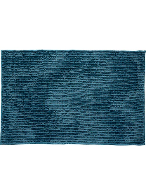 Alfombra de baño de chenilla de 60 x 180 cm, de poliéster liso - Kiabi