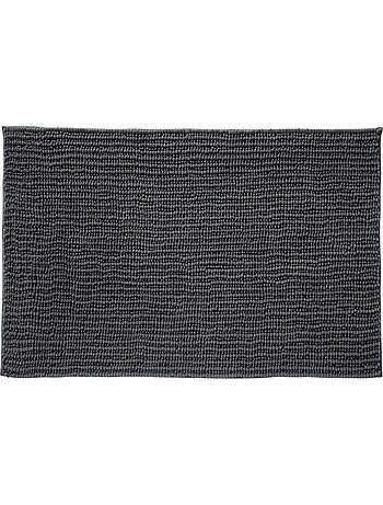 Alfombra de baño de chenilla de 60 x 180 cm, de poliéster liso