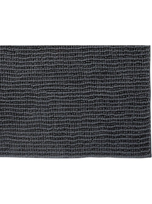 Alfombra de baño de chenilla de 60 x 180 cm, de poliéster liso - Kiabi