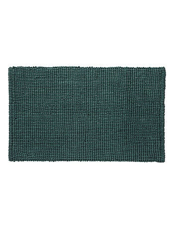 Alfombra de baño de polialgodón lisa