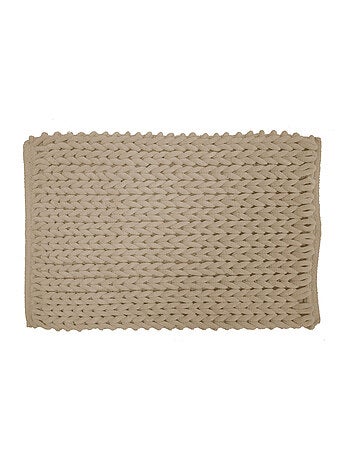 Alfombra de baño de suave chenilla antideslizante