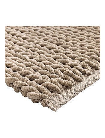 Alfombra de baño de suave chenilla antideslizante