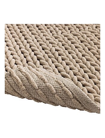 Alfombra de baño de suave chenilla antideslizante