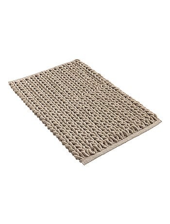 Alfombra de baño de suave chenilla antideslizante