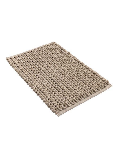 Alfombra de baño de suave chenilla antideslizante - Kiabi