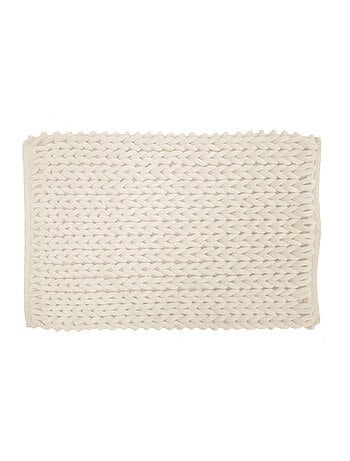 Alfombra de baño de suave chenilla antideslizante