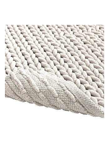 Alfombra de baño de suave chenilla antideslizante