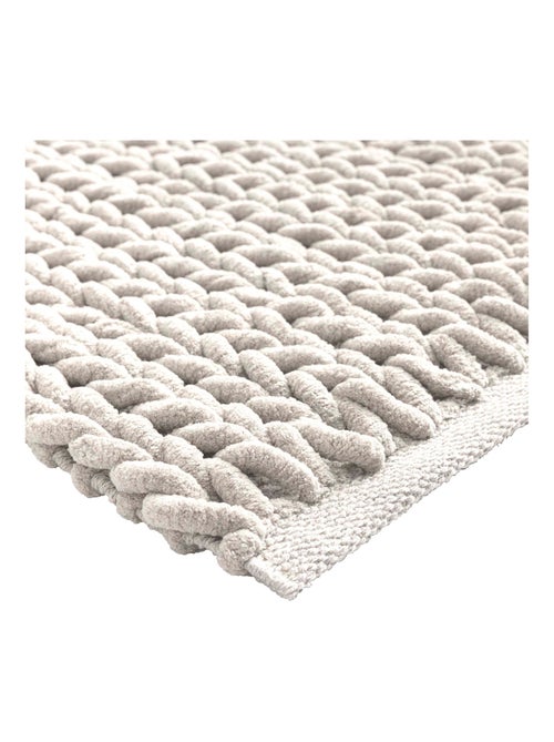Alfombra de baño de suave chenilla antideslizante - Kiabi