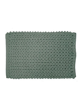 Alfombra de baño de suave chenilla antideslizante