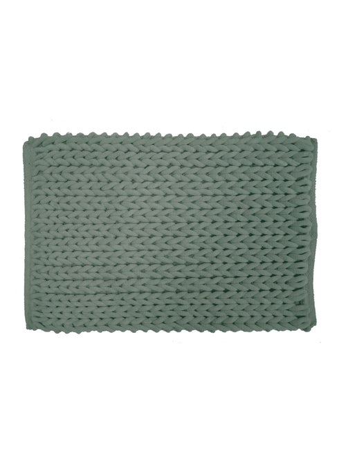 Alfombra de baño de suave chenilla antideslizante - Kiabi