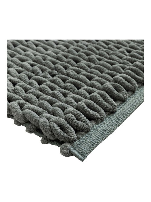 Alfombra de baño de suave chenilla antideslizante - Kiabi