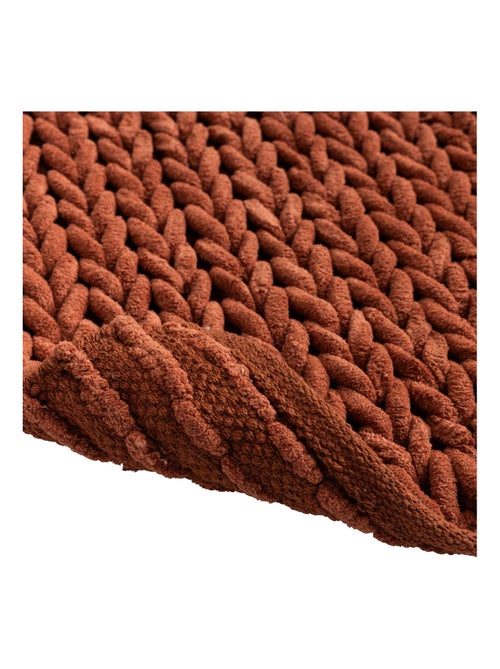 Alfombra de baño de suave chenilla antideslizante - Kiabi