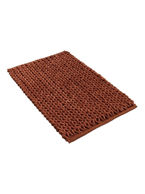 Alfombra de baño de suave chenilla antideslizante - Kiabi