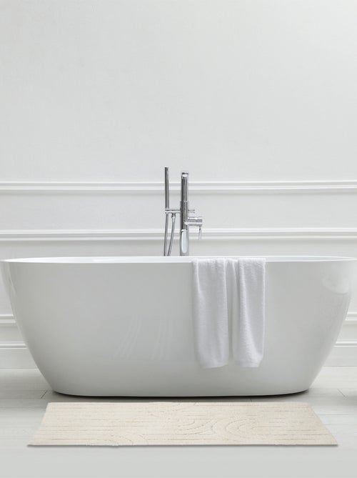 Alfombra de baño decorativa con diseño gráfico de arco en algodón - Kiabi