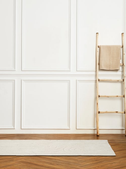 Alfombra de baño decorativa con diseño gráfico de arco en algodón - Kiabi