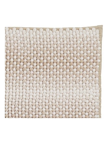 Alfombra de baño decorativa con efecto de malla