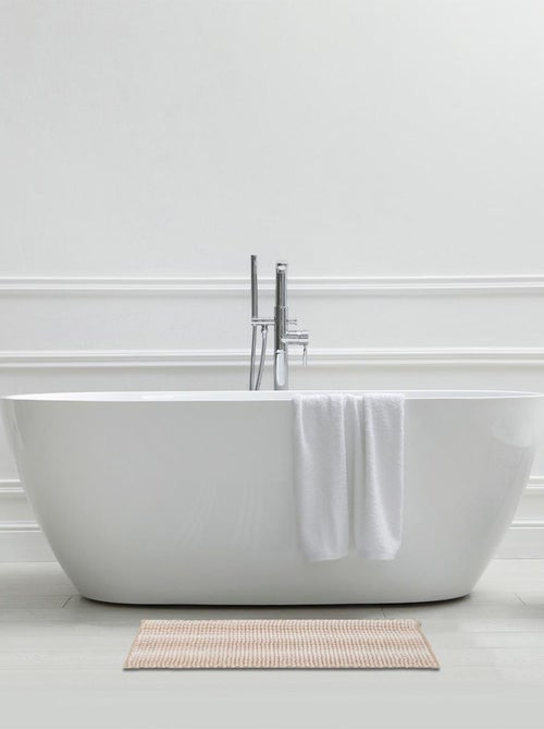 Alfombra de baño decorativa con efecto de malla - Kiabi