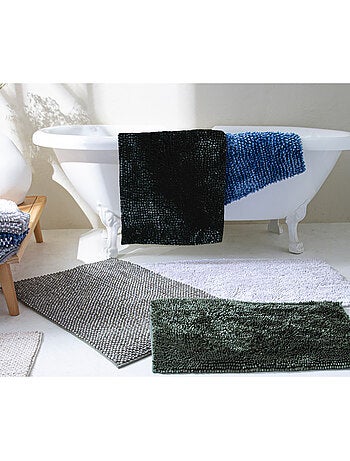 Alfombra de baño decorativa con hilo dorado de poliéster