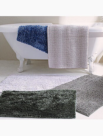 Alfombra de baño decorativa con hilo dorado de poliéster