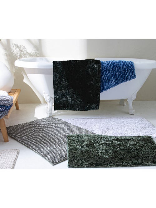 Alfombra de baño decorativa con hilo dorado de poliéster - Kiabi Alfombra de baño decorativa con hilo dorado de poliéster - Kiabi
