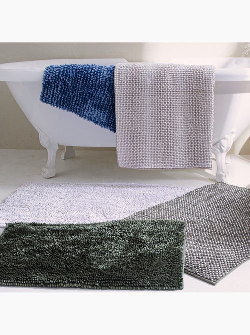 Alfombra de baño decorativa con hilo dorado de poliéster - Kiabi Alfombra de baño decorativa con hilo dorado de poliéster - Kiabi