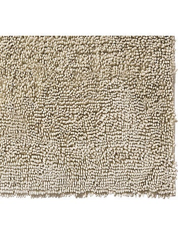 Alfombra de baño decorativa con hilos dorados de poliéster