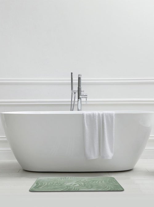 Alfombra de baño decorativa con memoria de forma, de poliéster - Kiabi