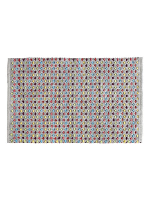 Alfombra de baño decorativa de algodón chenilla - Kiabi