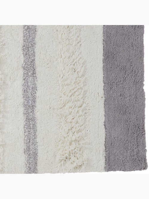 Alfombra de baño decorativa de algodón rizado antideslizante 60 x 120 cm - Guy Levasseur - Kiabi Alfombra de baño decorativa de algodón rizado antideslizante 60 x 120 cm - Guy Levasseur - Kiabi