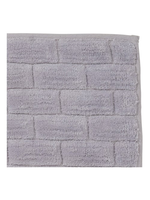 Alfombra de baño decorativa de ladrillo de algodón - Kiabi