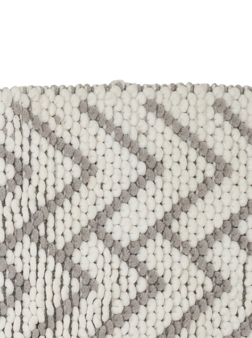 Alfombra de baño decorativa de polialgodón - Kiabi