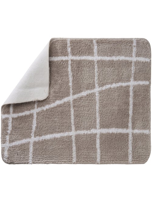 Alfombra de baño decorativa de poliéster - Kiabi